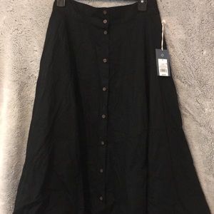 Long black skirt